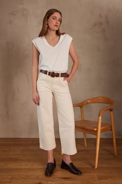 SELYNA denim trousers;${refinementColor}