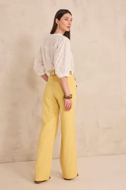 SANDY wide trousers;${refinementColor}