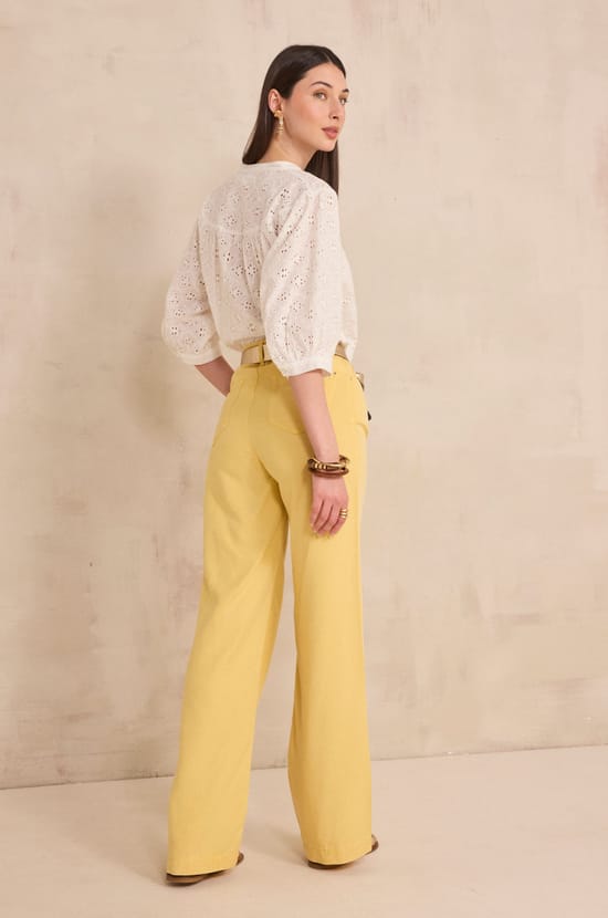 SANDY wide trousers;${refinementColor}