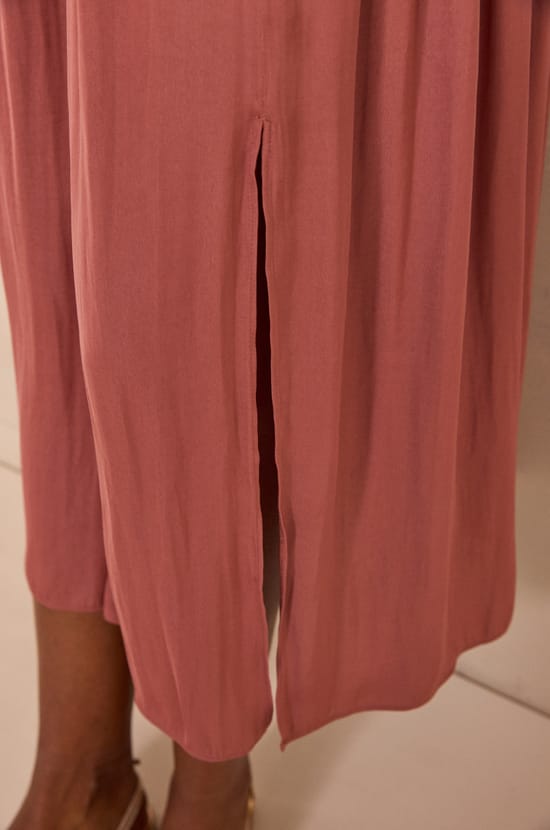 Jupe longue satin&eacute;e Juliana;${refinementColor}