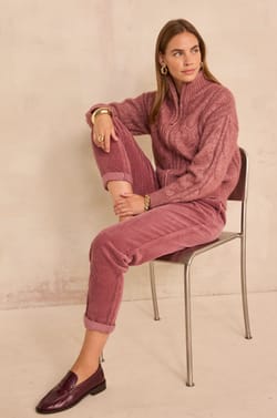 ANGIE long sleeve vest;${refinementColor}