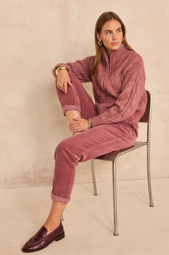 ANGIE long sleeve vest;${refinementColor}