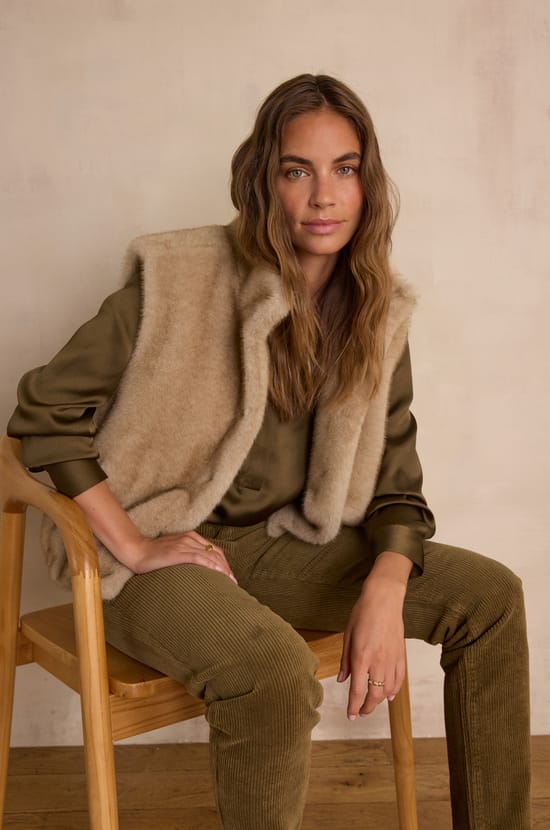 NALLA corduroy chino trousers;${refinementColor}