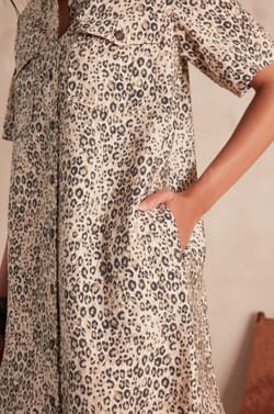 Robe chemise ROSEMARY imprim&eacute;e;${refinementColor}