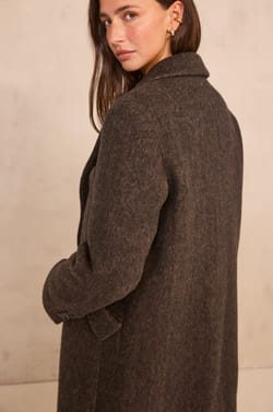 Long sleeve dense knit coat DJOVANNI;${refinementColor}