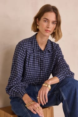 Chemise &agrave; carreaux DANIA;${refinementColor}