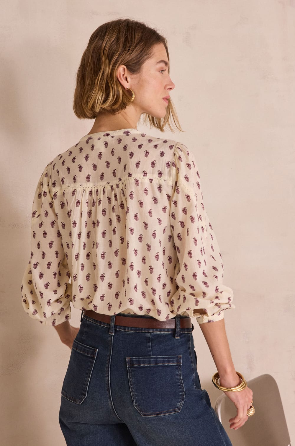 DIA Paisley print blouse;${refinementColor}