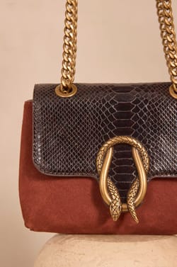 LEON MINI leather bag;${refinementColor}