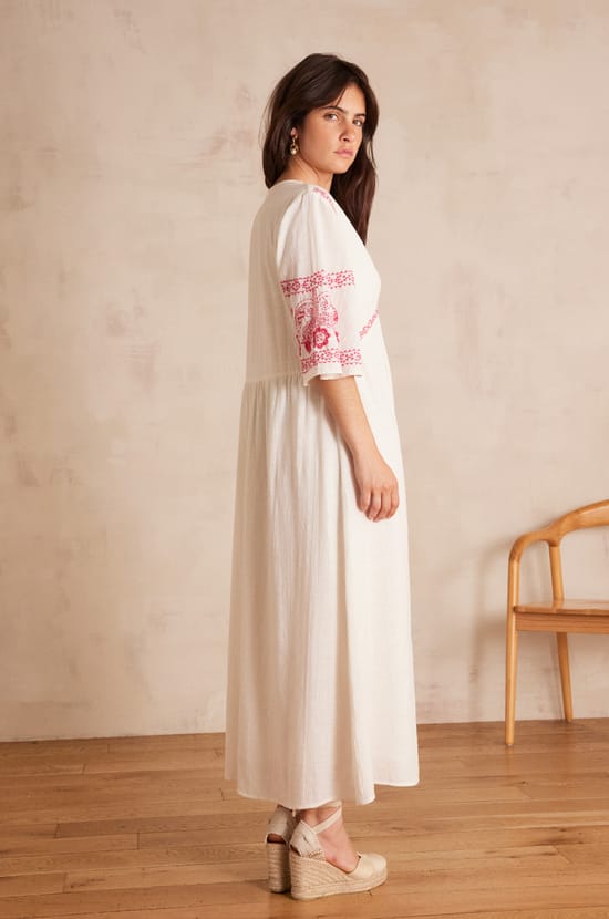 Robe ROMY en coton;${refinementColor}