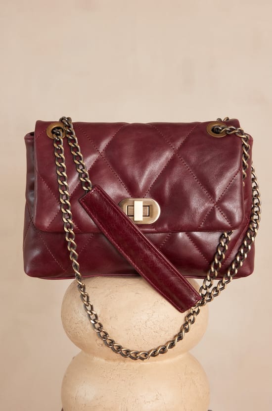 GABY leather bag;${refinementColor}