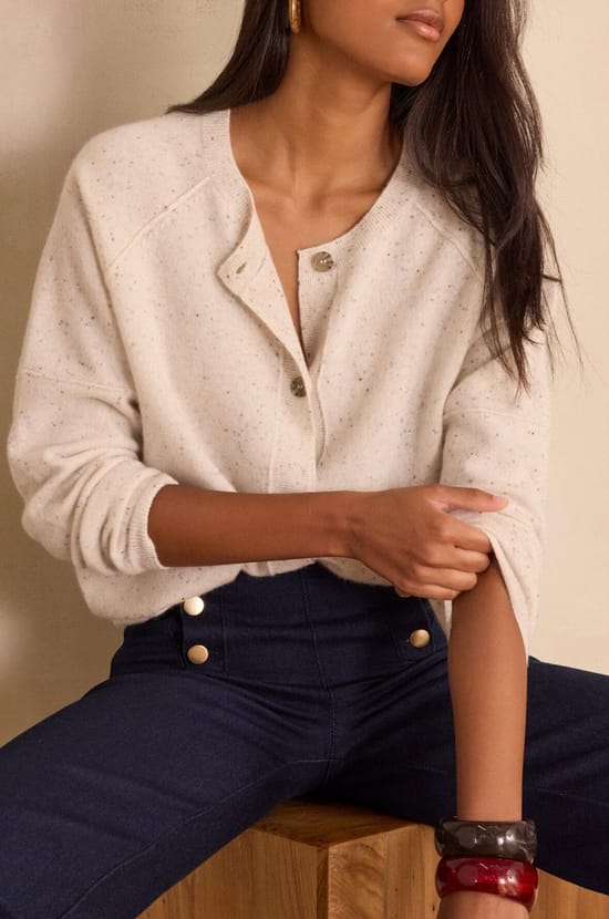 Cardigan BILLY BIS en 100% cachemire;${refinementColor}