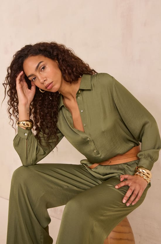 BABYLON long sleeve blouse;${refinementColor}