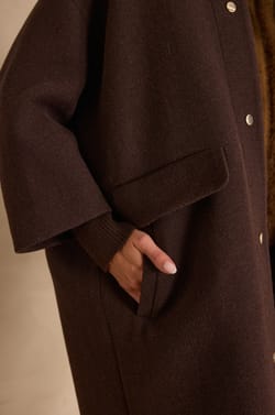 MAGDA mid-length wool coat;${refinementColor}