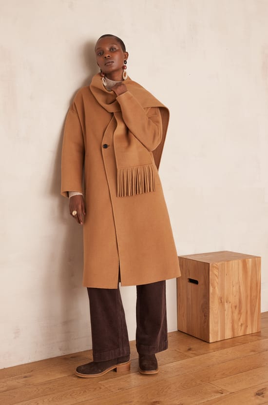 DAHLIA long wool coat;${refinementColor}