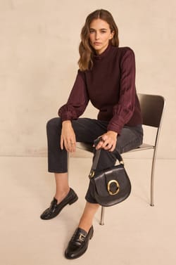 Sleeveless wool sweater ANOUK;${refinementColor}