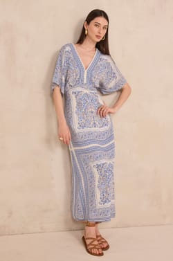 Straight Printed Dress BENEDICTE;${refinementColor}