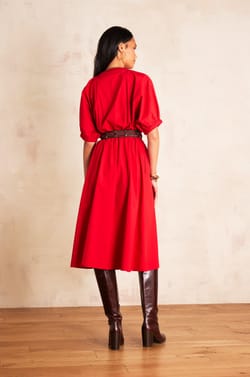 CORDELIA cotton dress;${refinementColor}