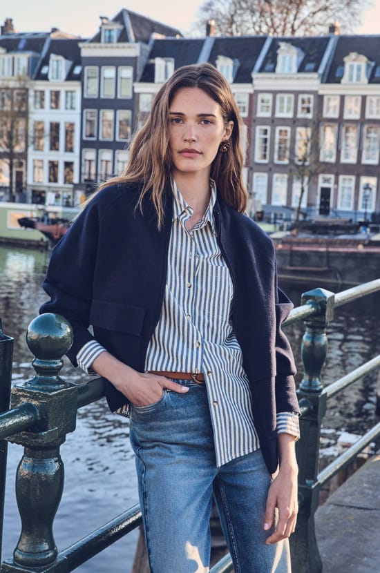 SAVANA cotton shirt;${refinementColor}