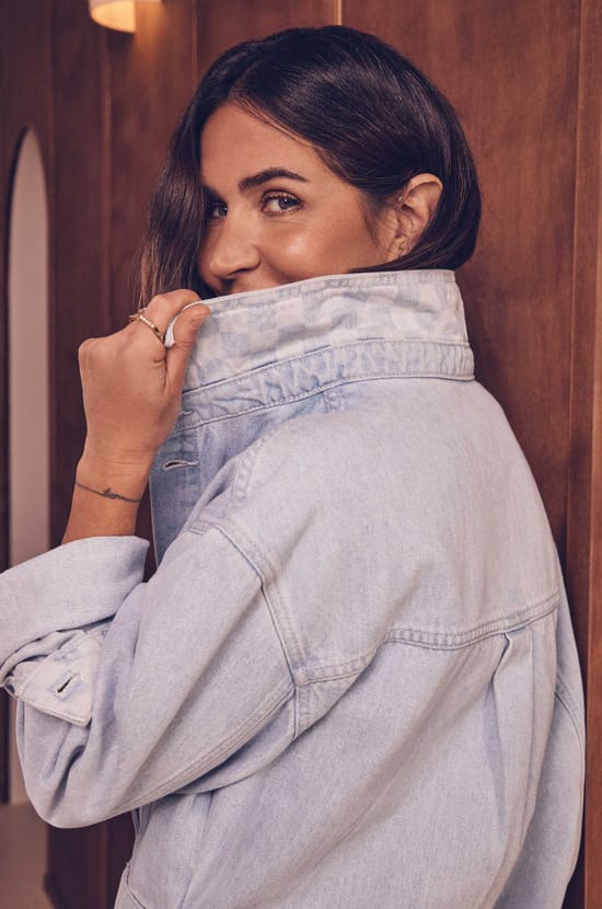 Combinaison ultra oversize en jean Audrey Lombard x Maison 123 BILLIE;${refinementColor}