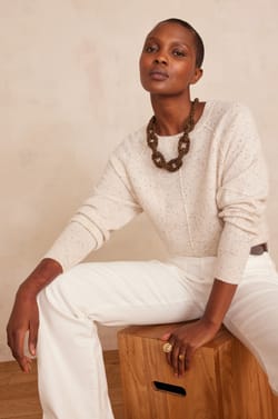 Pantalon large en coton LEA;${refinementColor}