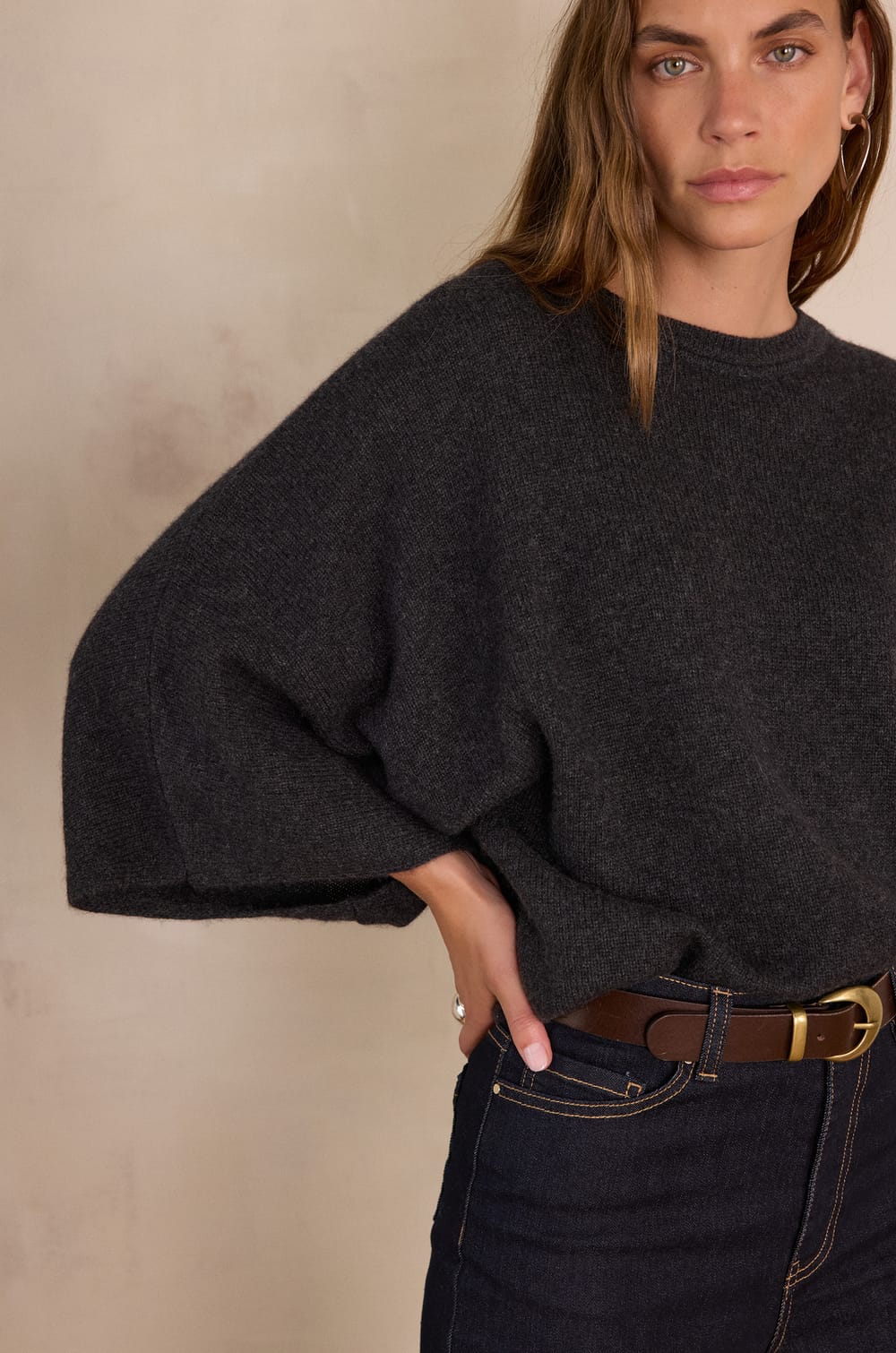 CODY jumper in 100% cashmere;${refinementColor}