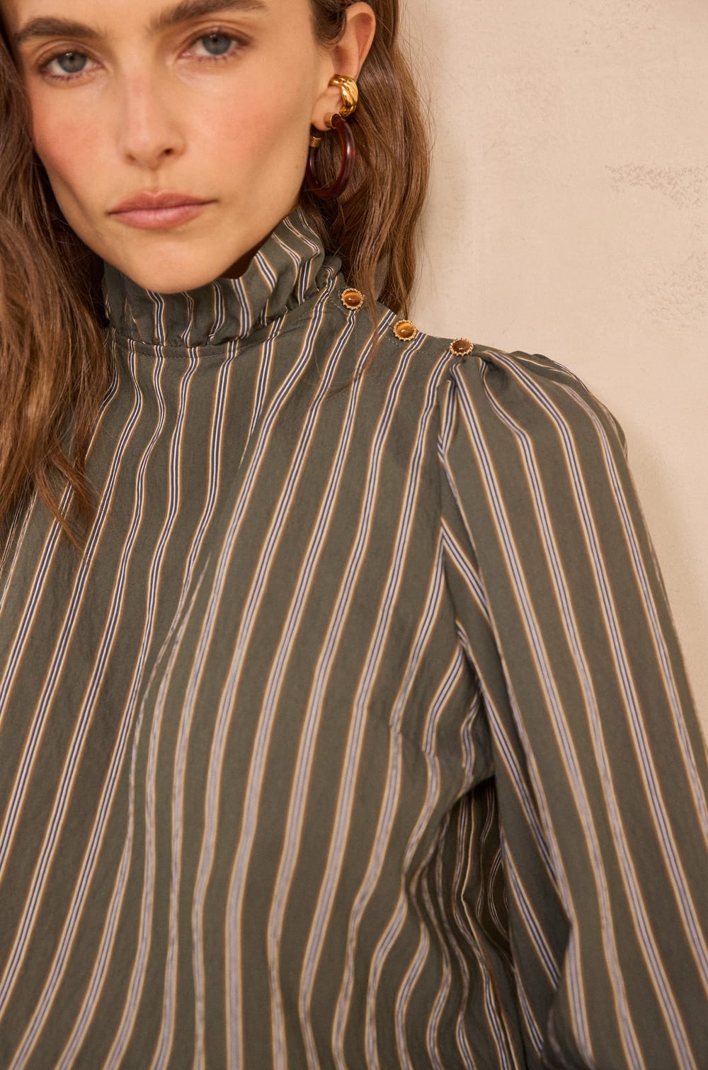 MARIA striped blouse;${refinementColor}