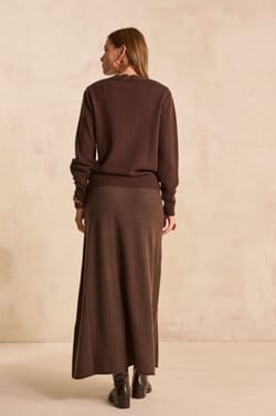 Straight dress in blended wool PEYTON;${refinementColor}