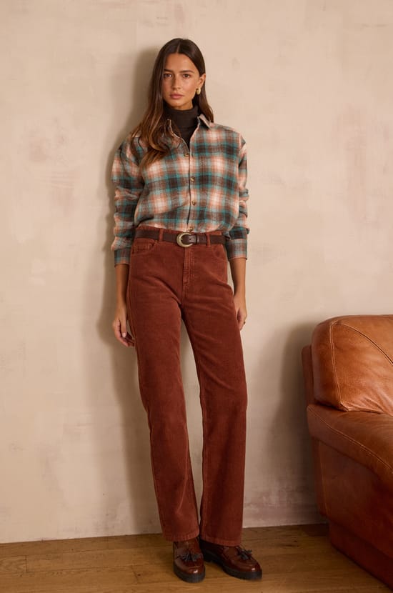 Unisex corduroy trousers SAUVAGE;${refinementColor}