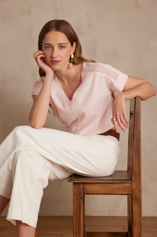 SCOTTY Short-Sleeved Jumper;${refinementColor}