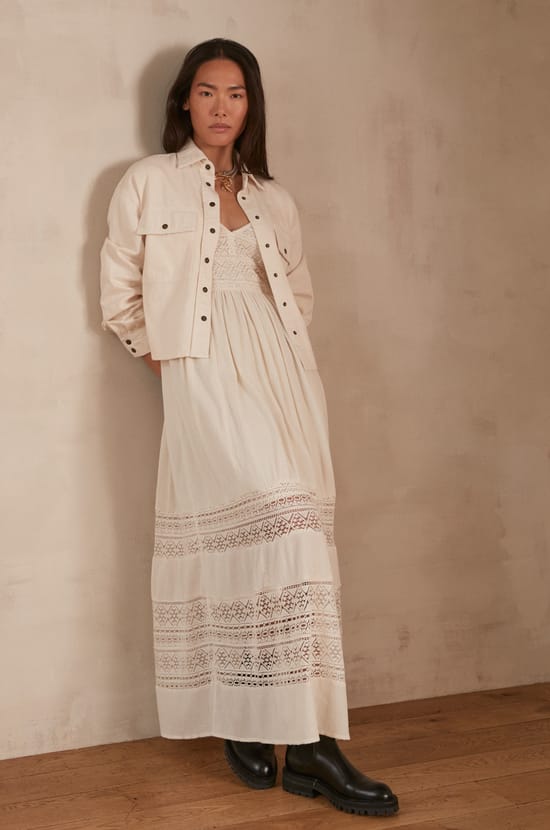 CLARA denim shirt;${refinementColor}