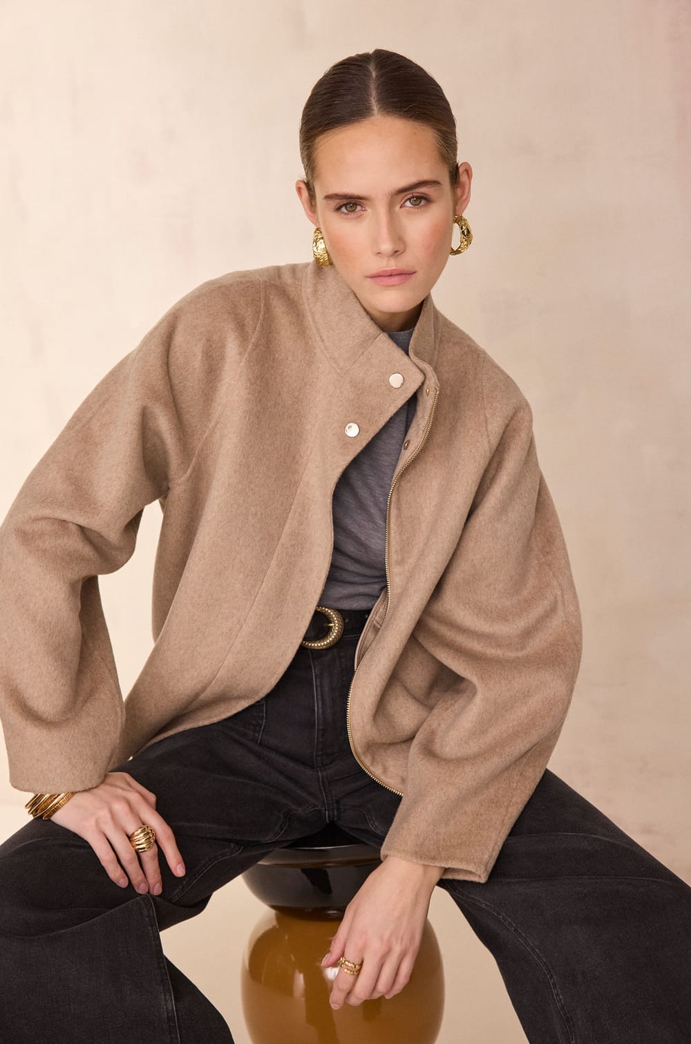 ROMAIN wide-leg jeans;${refinementColor}