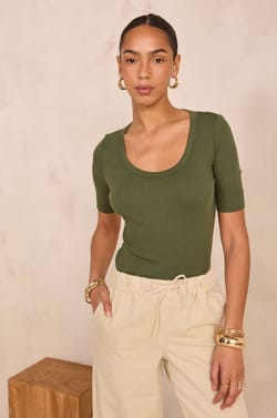 LANA short sleeve t-shirt;${refinementColor}