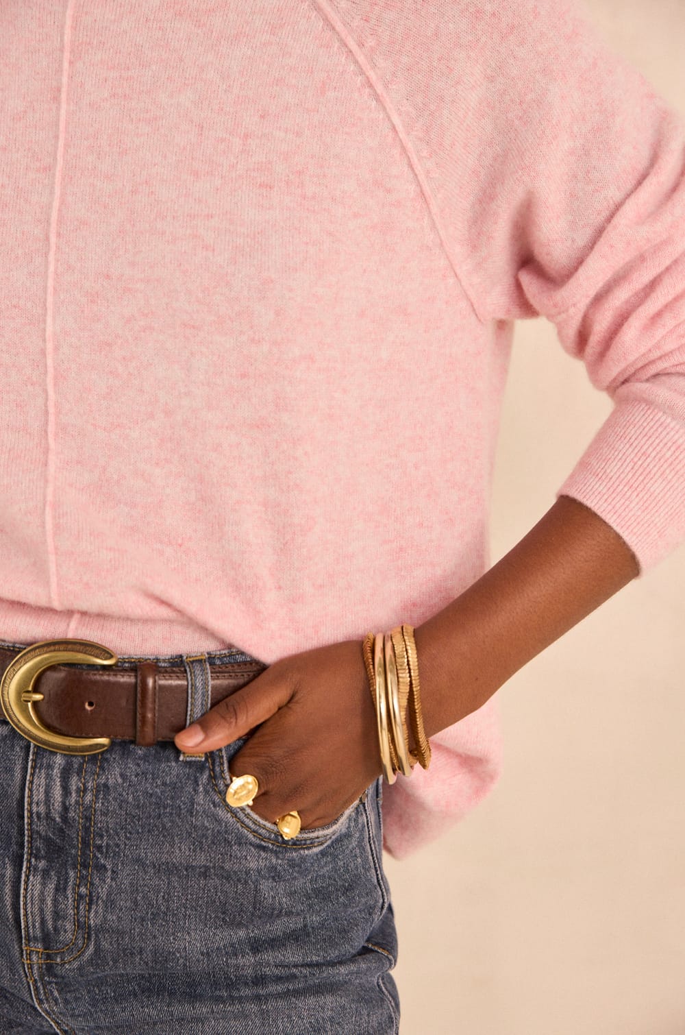 ARY long-sleeve cashmere sweater;${refinementColor}