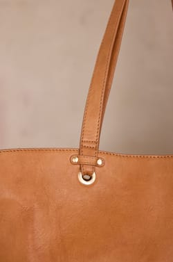 MARCEL leather tote bag;${refinementColor}