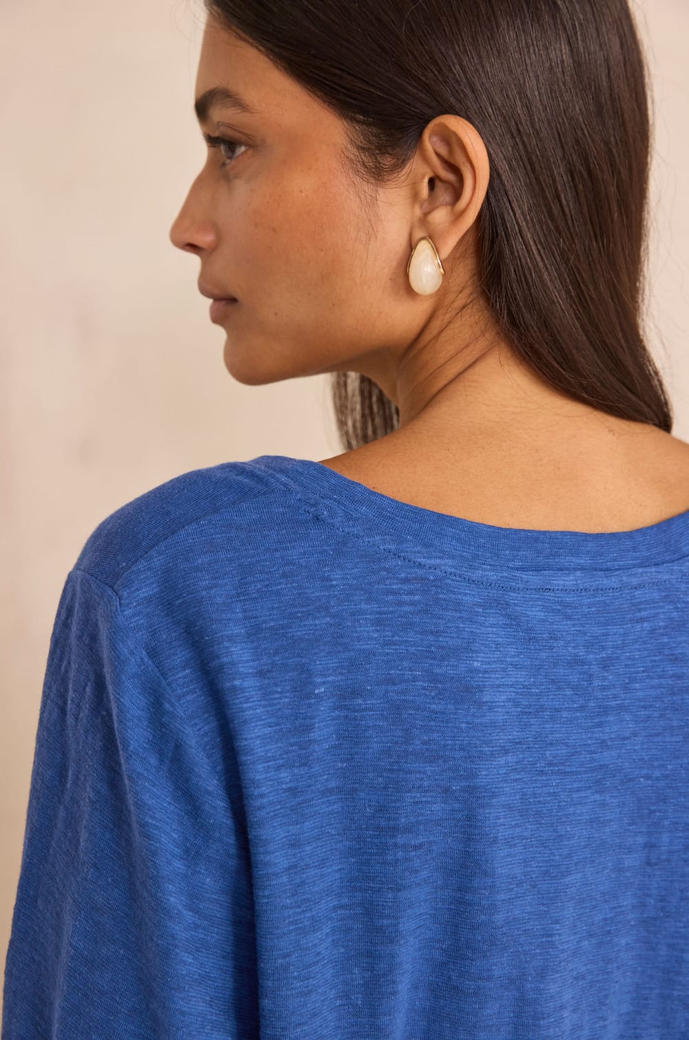 3/4 Sleeve T-shirt LIANA;${refinementColor}