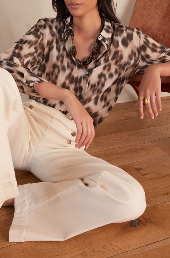 Chemise COLETTE en coton;${refinementColor}