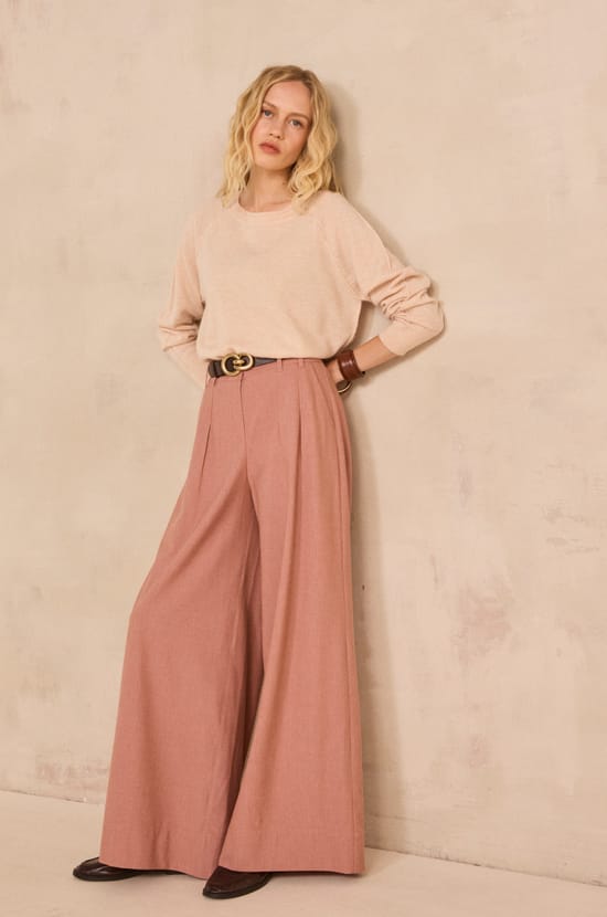 ARISTIDE long-sleeve cashmere sweater;${refinementColor}
