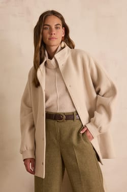 Manteau mi-long DAMIEN en laine;${refinementColor}