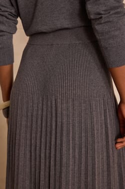 CLAUDIA pleated skirt;${refinementColor}