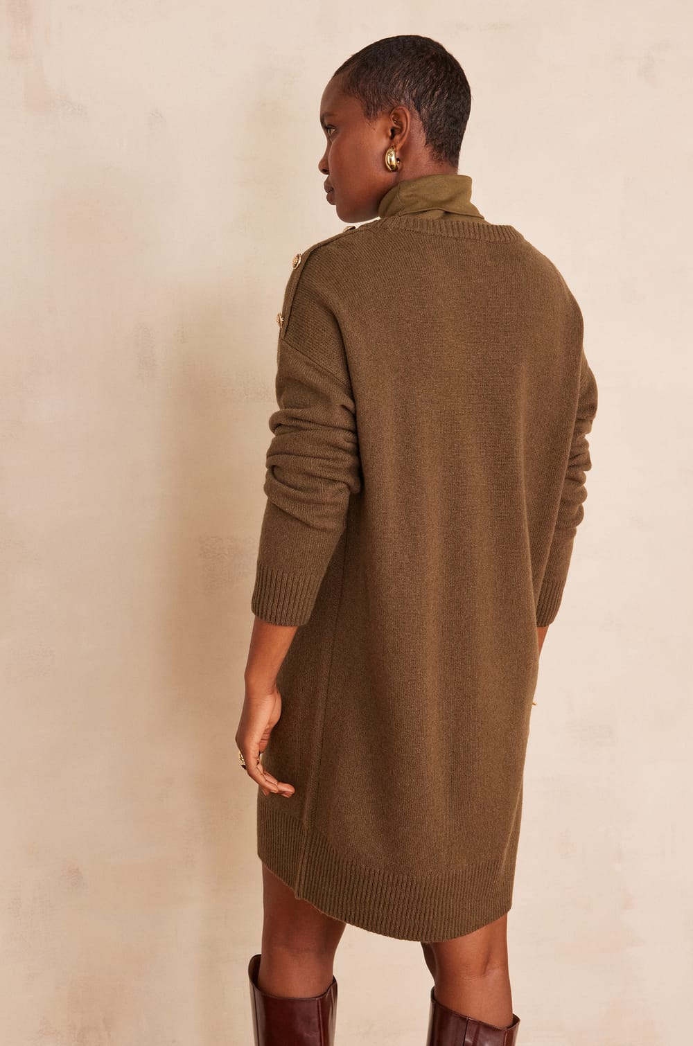 Robe pull en 100% laine LINA;${refinementColor}