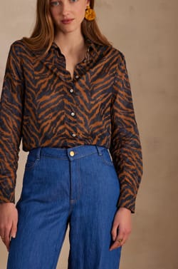 Chemisier en coton COLETTE;${refinementColor}