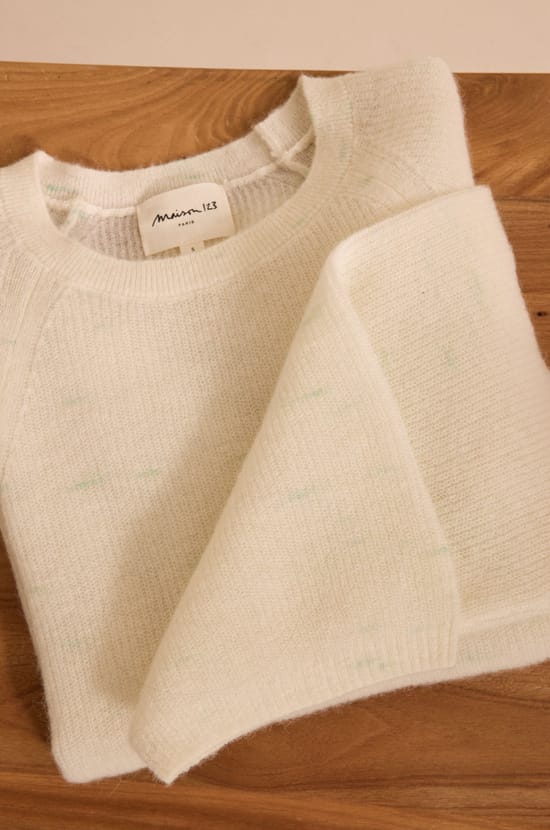 Pull en maille d'Alpaga m&eacute;lang&eacute; PHOENIX;${refinementColor}