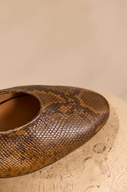Ballerines plates en cuir MONA;${refinementColor}