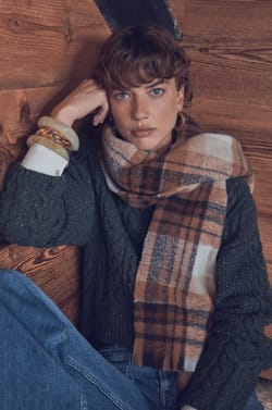 Écharpe à carreaux TRISTAN;${refinementColor}