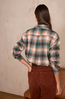 Unisex NOMADE checkered cotton shirt;${refinementColor}