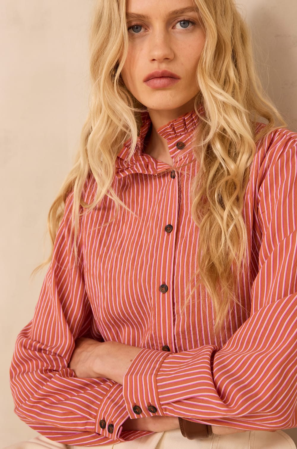 blusa de rayas MARTINA;${refinementColor}