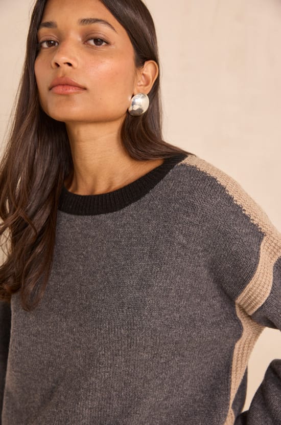 Pull manches longues laine AVA;${refinementColor}