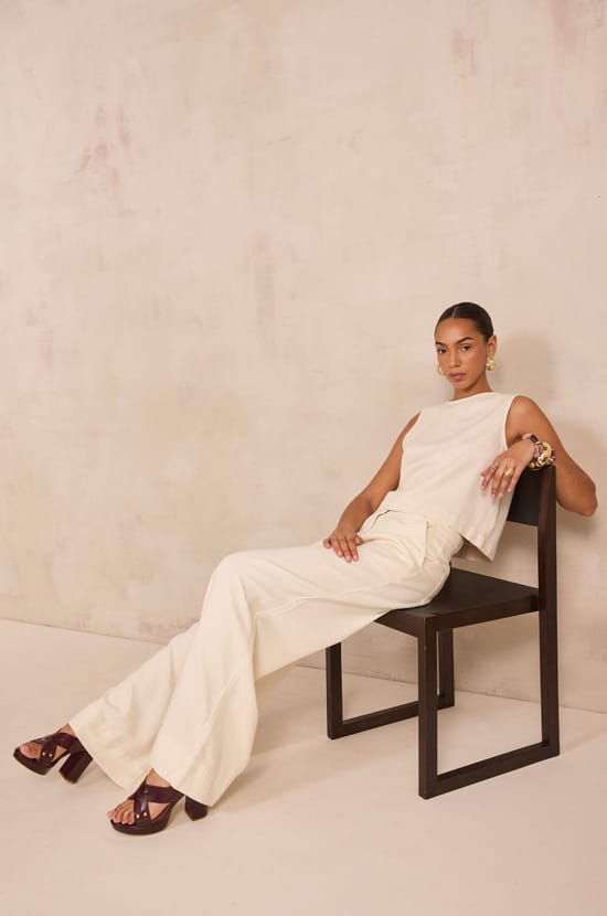 DAISY wide pants;${refinementColor}