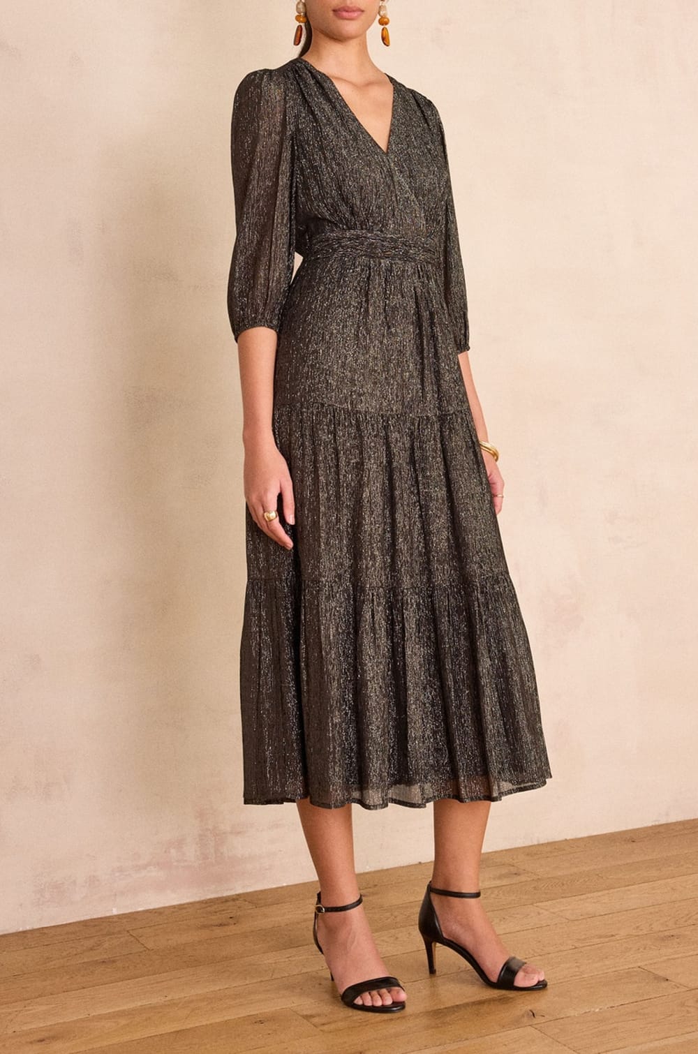Robe longue iris&eacute; LOUMIA;${refinementColor}