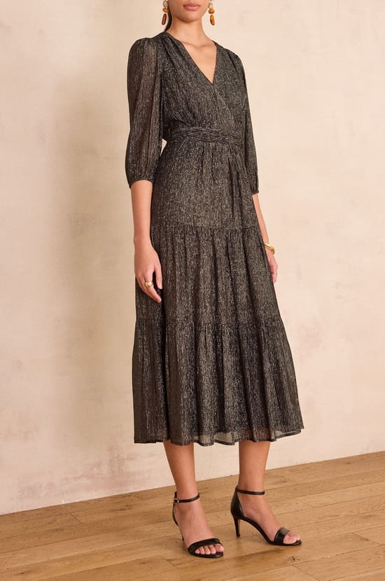 Robe longue iris&eacute; LOUMIA;${refinementColor}